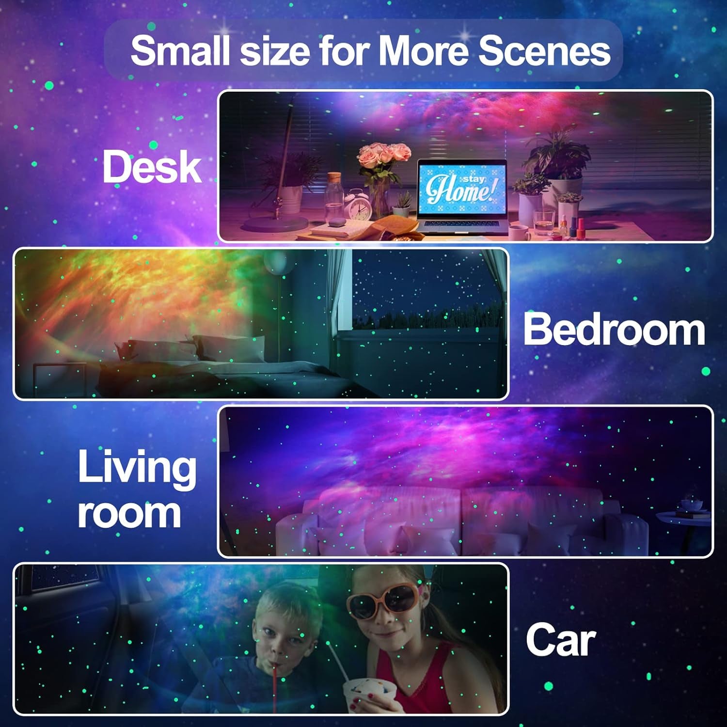 Astronaut Galaxy Projector Night Light for Kids Bedroom Star Projector with Remote Control, Aesthetic Nebula Astronaut Projector Ambient Lighting for Gaming Room, Home Theater, Ceiling, Party Decor