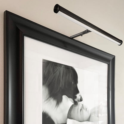 Maxxima 14 In. LED Picture Light - Integrated LED Display Wall Light, 3000K Warm White, 200 Lumens, Includes On/Off Switch, Adjustable Decor Light for Indoor Art Display - Oil Rubbed Bronze Finish