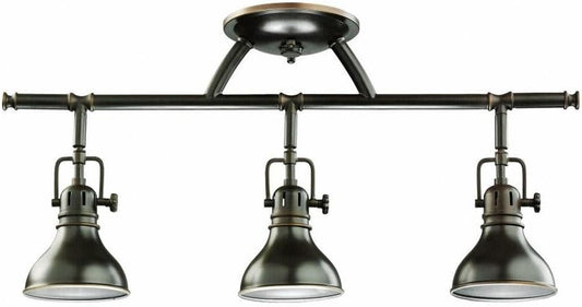 Kichler Hatteras Bay 22.75" 3 Light Halogen Fixed Rail Light Olde Bronze®